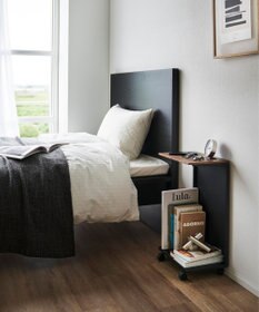 tower キャスター付き 目隠し布団乾燥機スタンド タワー ブラック