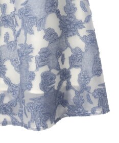 YECCA VECCA シアーレース柄マーメイドスカート