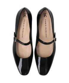 INTER-CHAUSSURES 【FABIO RUSCONI】スクエアトウワンストラップパンプス