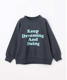 ANY KIDS ロゴプリント トレーナー