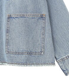 earth music&ecology 【綿100％】デニムノーカラーカバーオール