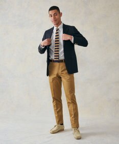 J.PRESS MEN 【定番 / 不朽の名作】ペピンメリノトロピカル 紺ブレザー / 金釦 / 背抜き / Authentic-Fit