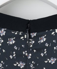 J.PRESS LADIES L 【洗える】スパンウェーブフラワープリント ワンピース