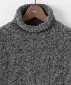 JOSEPH ABBOUD 【インポート素材/ソフトな肌触り/軽量】MOUSSE タートルネックニット