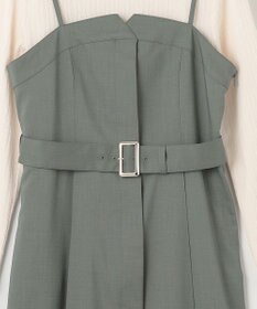 ANY SIS L 【2SET】ビスチェワンピース×シアーラッセルプルオーバーセット