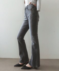 WEGO 【美脚パンツ】ストレッチフレアデニムパンツ