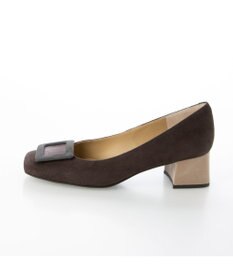 MODE ET JACOMO <MODE ET JACOMO>バックルスクエアトゥパンプス