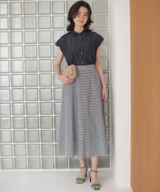 組曲 L ギャザーライトデシン ブラウス