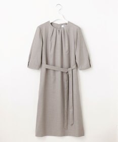 J.PRESS LADIES S 【セットアップ対応・洗える・UVケア・速乾】 OXIJEWELストレッチ ワンピース