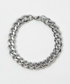 WEGO Mステンレスヘビーチェーンブレスレット