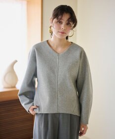 #Newans 【洗濯機可能/セットアップ】コクーンシルエットエアリープルオーバー