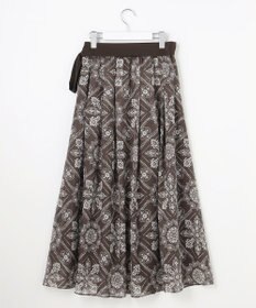 自由区 ロータスタイルプリント スカート