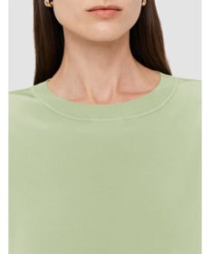 JOSEPH 【洗える】クレープ ド ソワ　ショートスリーブTEE