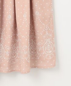 組曲 KIDS 【150-170㎝】ドットシフォン ワンピース