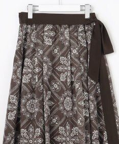 自由区 ロータスタイルプリント スカート