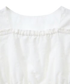 earth music&ecology 透かし花柄ブラウス