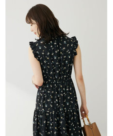 Green Parks ・ＥＬＥＮＣＡＲＥ　ＤＵＥ　フラワーｐｔティアードワンピ