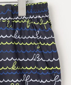 23区GOLF 【MEN】【ストレッチ・撥水】ウェーブロゴ柄 ハーフパンツ