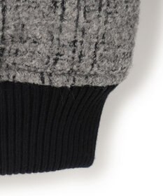 JOSEPH HOMME レザーブロックブークレ　ブルゾン