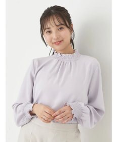 earth music&ecology シャーリングブラウス