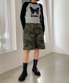 WEGO フラッフィーグラフィックちびニット