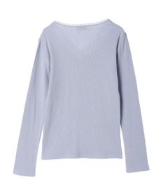 earth music&ecology レースＶネックテレコインナー