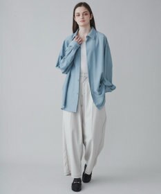 WEGO 【ユニセックス着用ITEM/SMLサイズ展開/冷房対策/紫外線対策】シアーBIGシャツ