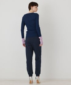 GRACE CONTINENTAL ロゴプリントスウェットパンツ