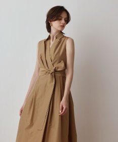GRACE CONTINENTAL トリアセコットンワンピース