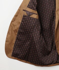 JOSEPH ABBOUD 【キングサイズ・ストレッチ/スウェードタッチ/JAPANファブリック】コマ スウェード ジャケット