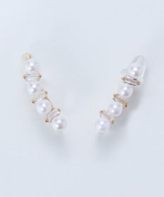 Phoebe 2wayパールブリンクピアス&イヤリング　ゴールド