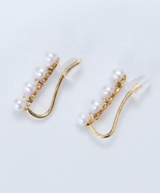 Phoebe 2wayパールブリンクピアス&イヤリング　ゴールド