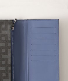 MIYABIYA La quoh with kirakaracho 角つなぎ プリントレザー 長財布