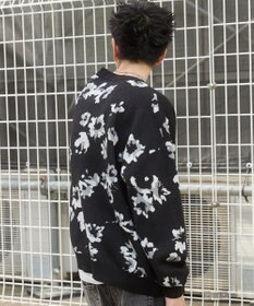 WEGO リラックスフィットパターンカーディガン