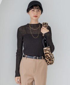 23区　シアーリブニット PENNEYS 別注 TheFOX シアー リブ ニット トップス