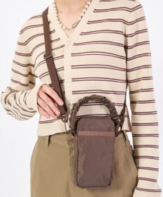 LeSportsac GH MINI PHONE XBODY/ダークチョコレート
