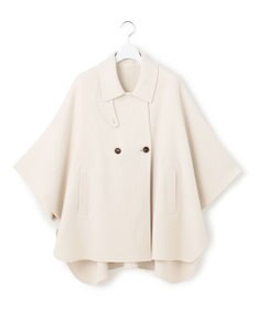 23区 S 【見上愛さん着用/Oggi12月号掲載】ウールライトリバー ポンチョシルエット コート