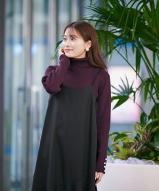 Tiaclasse 【洗える】アシンメトリーキャミワンピース