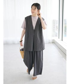 CRAFT STANDARD BOUTIQUE 【キナリノ別注】リネンレーヨンジレベスト