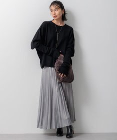 23区 【洗える】ピュアカシミヤ ドルマンスリーブ ニット