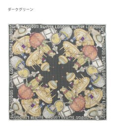 MOONBAT SWASH LONDON 大判シルクツイルスカーフ Trifle 68×68cm 日本製