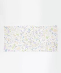 J.PRESS LADIES 【洗える】 MAP プリント ストール