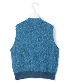 ICB 【洗える】 カラーニットツイード ベスト