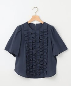 組曲 S 【WEB限定】ヴィンテージジョーゼットフリル ブラウス