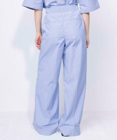 NAVE 【ReNave・セットアップ可/洗える/接触冷感/UVケア】コットンポリブロード パンツ