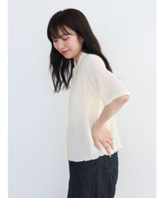 Green Parks BEST PRICE 表面カット衿付シャツ