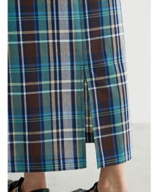 Green Parks 綿麻混イージータイトスカート