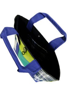 +RING 傘生地を使用した撥水トートバッグ M GRN SR411