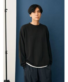 CRAFT STANDARD BOUTIQUE 梨地カットフェイクレイヤードＬ／Ｓ　ＴＥＥ