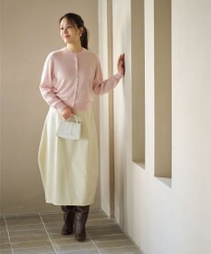 #Newans 【カシミヤ混】コンパクトニットカーディガン